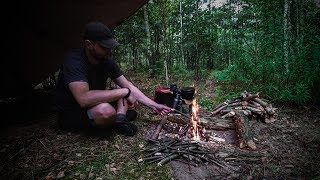 Samotne 2 dni w lesie  włóczenie gotowanie relaksBUSHCRAFTcz2 [upl. by Ohploda]