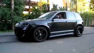 Highly modified Touareg W12 twin turbo testing with smart drive  RWD mode [upl. by Boutis]