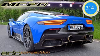 Maserati MC20 Edo Competition LOUD Exhaust SOUND amp AUTOBAHN POV [upl. by Dwyer]