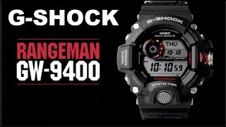 Casio GSHOCK Master Of G Triple Sensor Rangeman GW94001 Unboxing amp Review [upl. by Namhar]