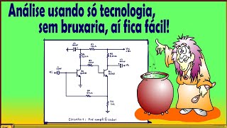 Análise pré amplificador com acoplamento direto [upl. by Ahsinid881]