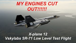 Another Special Plane Vskylabs SR71 Testbed First Flight  Xplane 12 [upl. by Snebur]