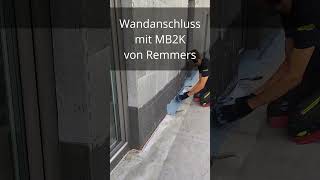 Abdichtung Wandanschluss Balkon diy hausbau eigenleistung abdichtung [upl. by Tonry621]