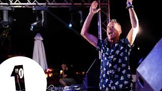 Fatboy Slim live at Café Mambo for Radio 1 in Ibiza 2017 [upl. by Euqimod]