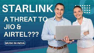 Starlink Launching in India Big Threat to Jio amp Airteltelecoms jio airtel elonmusk starlink [upl. by Utica576]