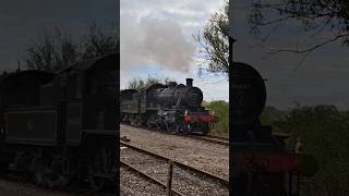 Ivatt Class 2 No46447 departs Cranmore with a loud bark  121024 [upl. by Nrubliw]