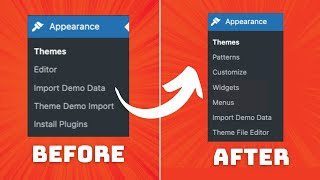 Wordpress Menu Widget Not Showing Under Appearance [upl. by Huldah388]