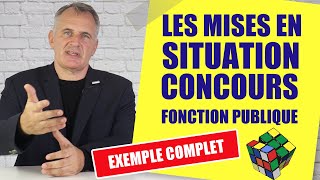 Mises en situation concours fonction publique avec EXEMPLE complet [upl. by Alaikim964]