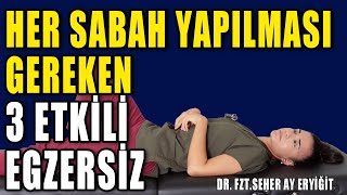 HER SABAH YAPILMASI GEREKEN 3 ETKİLİ EGZERSİZ aktifizyo fiziktedavi boyunağrısı [upl. by Oiromed]