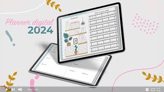 Planner Digital 2024 [upl. by Nimaj]