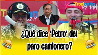 Gustavo Petro y el paro camionero en Colombia [upl. by Pol685]