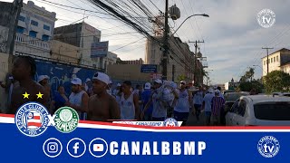 🔵BAHIA X PALMEIRAS fontenovaSEM CORTESCHURRASCO VELHA GUARDA torcida gol futebol bbmp [upl. by Ailssa106]