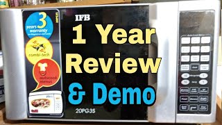 IFB Microwave Oven Demo  IFB 20pg3s  IFB Microwave Oven Review [upl. by Sibley311]