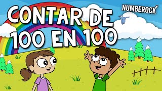 Aprender contar los números de 100 a 1000 100 pasos  para niños y bebés español [upl. by Eulalia548]