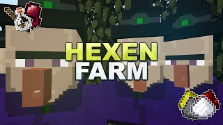 Minecraft  Hexen Farm  Witch Farm  Tutorial 117 [upl. by Avi]