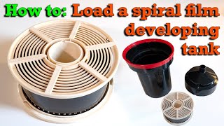 How to load a spiral developing tank easy if you know how [upl. by Elyk]