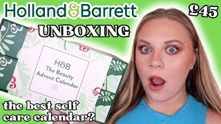 HOLLAND amp BARRETT ADVENT CALENDAR 2023 UNBOXING  makeupwithalixkate [upl. by Rosemary]