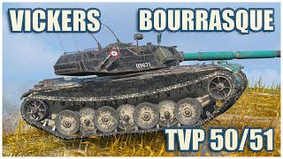 Bourrasque Vickers Light amp TVP 5051 • WoT Blitz Gameplay [upl. by Spence]