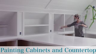 Painting Cabinets and Countertop [upl. by Milt458]