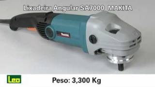 Lixadeira angular SA 7000 da Makita [upl. by Fanchet]