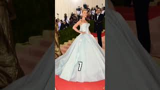 Top 10 Iconic Met Gala Looks metgala iconic dressed fashion shorts [upl. by Atilemrac]