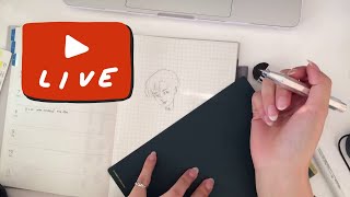 Live Part 1 Muji Planner Decorating [upl. by Leavy77]