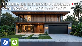 Transforme suas Fachadas no SketchUp com VRay e Chaos Vantage [upl. by Ahsekel]