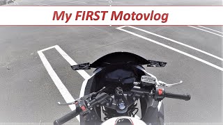 My 1st Motovlog Riding The Ninja Clone X Pro 250cc Street Bike shipped from Amazon [upl. by Leahcimal]