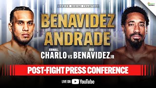 Benavidez vs Andrade POSTFIGHT PRESS CONFERENCE [upl. by Amador]