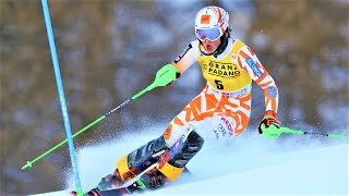 FIS Alpine Ski World Cup  Womens Slalom Run 1  Sestriere ITA  2022 [upl. by Atinal]