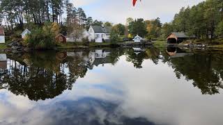 Drone video Autumn in Ålesund sunnmøre museum  Norway [upl. by Gundry803]