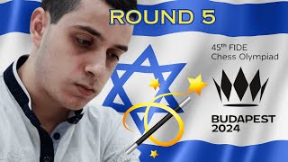 Israel vs Columbia Round 5 Chess Olympiad 2024  WE DID IT [upl. by Sotos704]