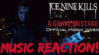 FOR BRANDON🙏🏾🥀Ice Nine Kills  A Grave Mistake Official Music Video  Music Reaction🔥 [upl. by Eirac342]