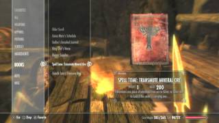 Skyrim Where to Find Transmute Mineral Ore [upl. by Elesig277]