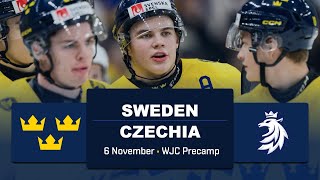 Sweden  Czechia  SandinPellikka amp Co Prepare for the World Juniors [upl. by Cello]