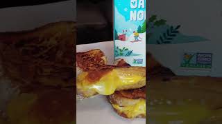 Grilled cheese sandwiches and oat eggnog cheese foodshorts [upl. by Mal]