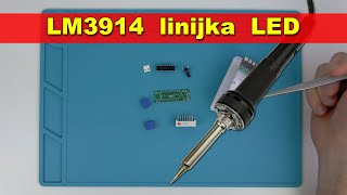 Linijka diodowa LED na LM3914  lutowanie wersja 2 [upl. by Os]