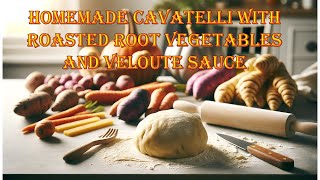 Homemade Cavatelli with Roasted Root Vegetables and Velouté Sauce [upl. by Eurydice]