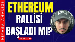 ETHEREUM YÜKSELİŞİ BAŞLADI MI  ALTINDAKİ KRİTİK HEDEF [upl. by Nilok]