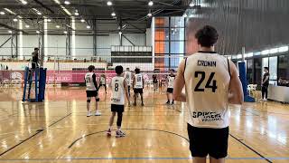 Senior State Champs Div 3 Spikers vs Bundaberg [upl. by Nylyrehc970]