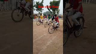 Slow cycle race  junior students [upl. by Asinla719]