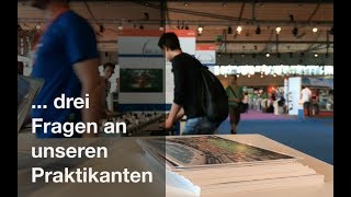 3 Fragen an den Praktikanten TÜV NORD auf der IdeenExpo 2017 [upl. by Gibeon]