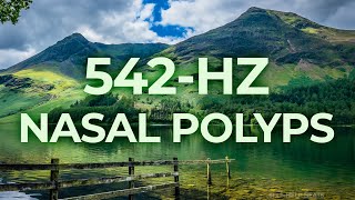 542Hz Music Therapy for Nasal Polyps  40Hz Binaural Beat  Healing Relaxing Calming [upl. by Yklam]