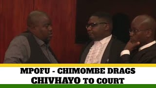 Chivhayo Dragged to COURT By Chimombe Mpofu  High Court dismisses him [upl. by Blinny]