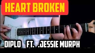 Heartbroken  Diplo ft Jessie Murph amp Polo EASY GUITAR CHORDS TUTORIAL [upl. by Lancelot]