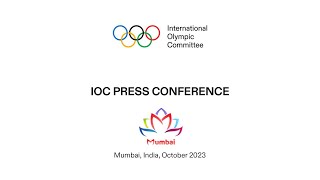 IOC EB Press Conference  Mumbai  day 2 Original [upl. by Kcirre]