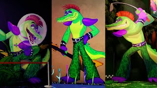 FNAF Security Breach All Monty Gator Art amp Details [upl. by Aizan]