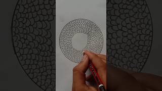 Circle design drawing with pencil art [upl. by Dorcus]