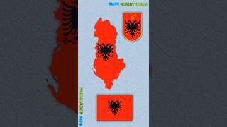 Albania my Country albania countryballs shorts [upl. by Eillil]