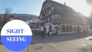 Sightseeing in Alpirsbach im Black Forest in GERMANY [upl. by Beutler891]